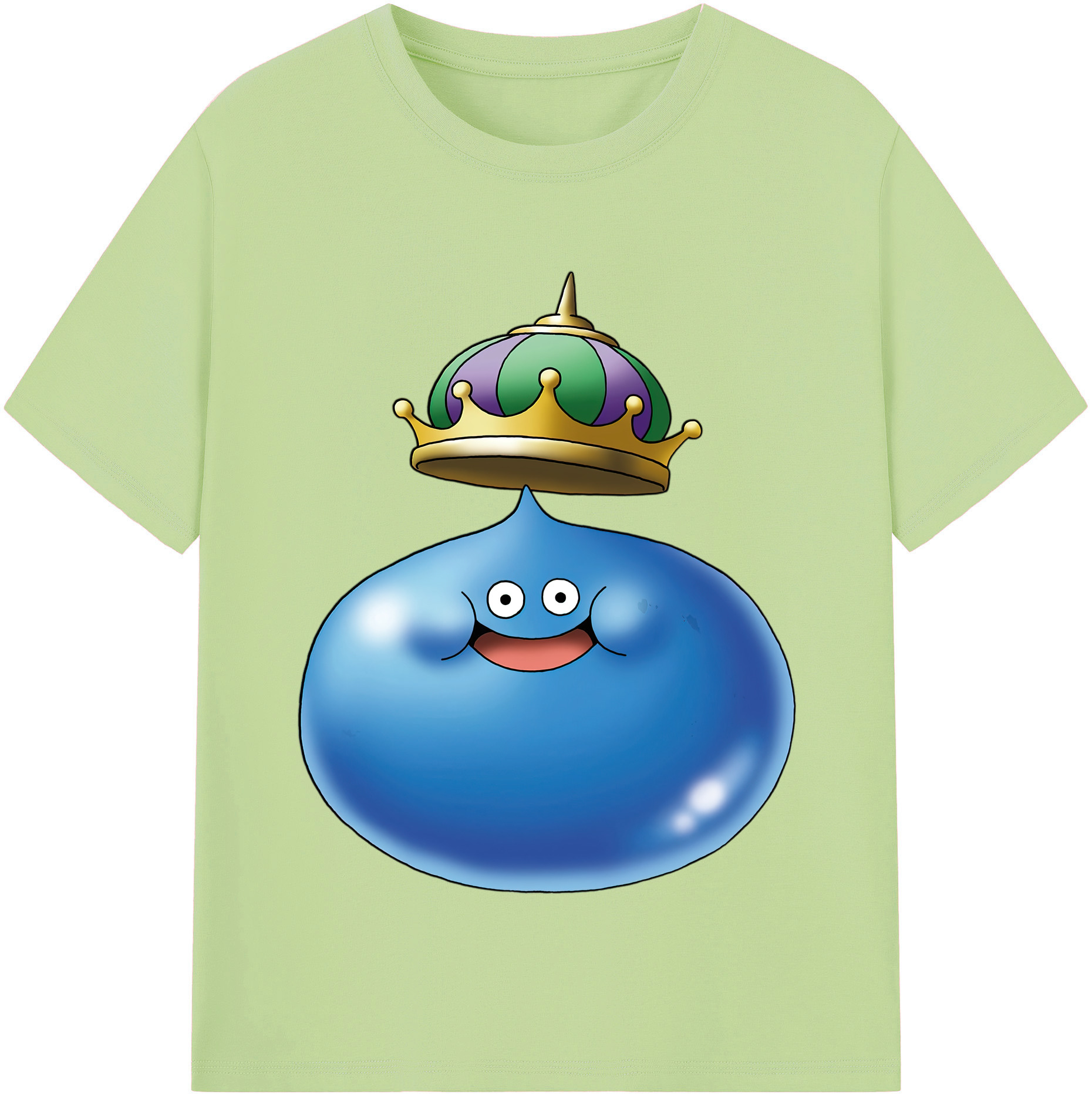 （画像用） ドラゴンクエスト Doragon Kuesuto Dragon Quest 綿100％半袖Tシャツ（フロントプリント）